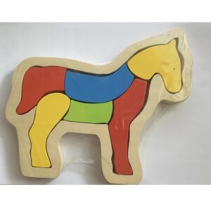 Goki puidust puzzle Hobune