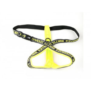 Hurtta rakmed/traksid koerale 120cm Padded Y-harness – kollane/must HEATEGUVUSLIK MÜÜK!!