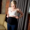 RASEDUSAEGNE KÕHTU TOETAV VÖÖ CARRIWELL Valge Adjustable overbelly support – pilt 3