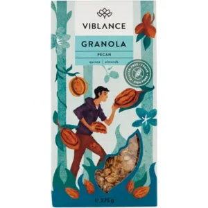Granola pekanipähklite, mandlite ja kinoaga Viblance 275g