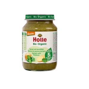 Holle Spinati ja kartulipüree imikutele alates 5. kuust, biodünaamiline 3x190g (1purk-1,69eur)
