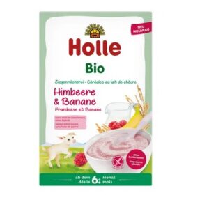 Holle kitsepiimapuder vaarikate ja banaanidega imikutele alates 6. elukuust 200g