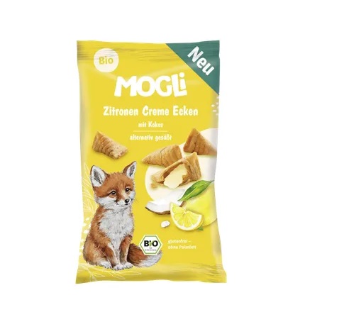 Mogli Krõbe suupiste sidrunikreemiga, ökoloogiline 30g