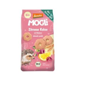 Mogli Vaarika- ja sidrunimaitselised küpsised, biodünaamilised 125g