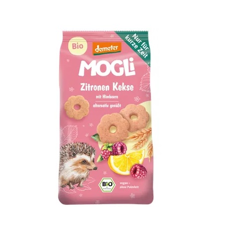 Mogli Vaarika- ja sidrunimaitselised küpsised, biodünaamilised 125g