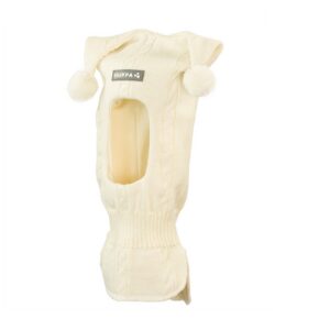 Laste kootud sallmüts COCO 4 85070300 00020-valge XS  Huppa