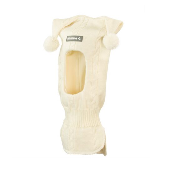 Laste kootud sallmüts COCO 4 85070300 00020-valge XS  Huppa