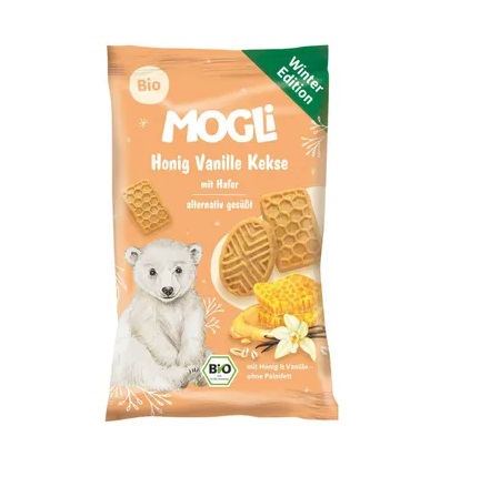 Mogli Küpsised mee ja vaniljega, ökoloogilised 50g