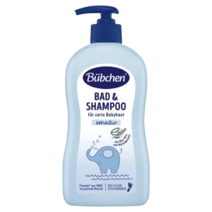 BÜBCHEN Baby Shampoo & Bath Foam,beebi vannivaht ja šampoon pumbaga 400ml
