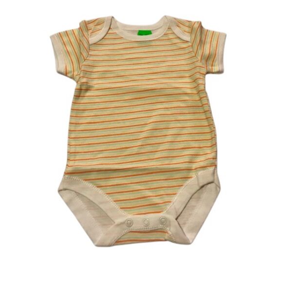 Body Early Days valge/oranz,kollane,roheline triip  56/62cm