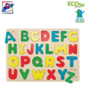 Woody Eco puidust hariv ja lõbus Puzzle Tähestik