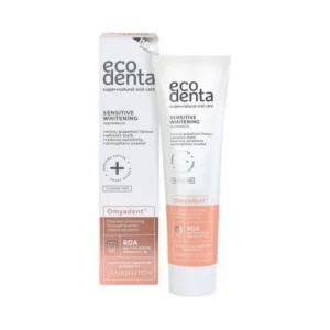 Sensitive valgendav hambapasta ECODENTA, 100ml