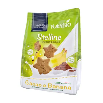 Kakao- ja banaaniküpsised STELLINE, ökoloogilised SOTTOLESTELLE 120g