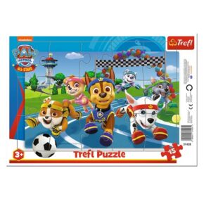 TREFL PAW PATROL Pusle raamis Käpapatrull, 15 osa