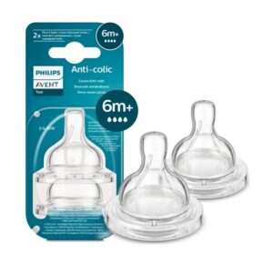 Avent pudelilutt Anti-colic kiire, 6+ 2tk SCY764/02