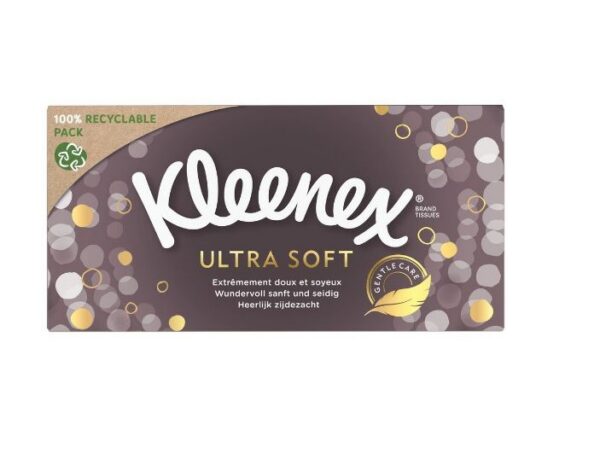 Kleenex salvrätikud Box Ultra Soft 64tk 3-kihiline