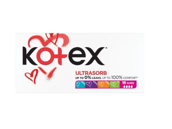 Kotex tampoon Ultra Sorb Super 16tk