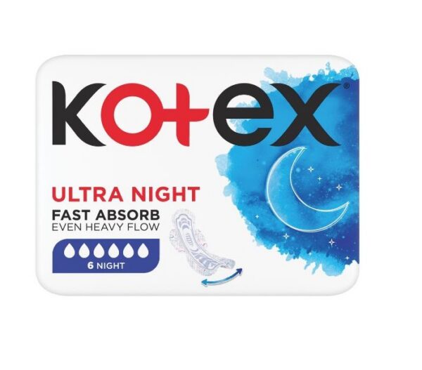 Kotex hügieeniside Ultra Night 6tk