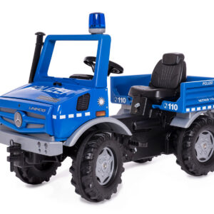 Pedaalitav lasteauto Rolly Unimog Police