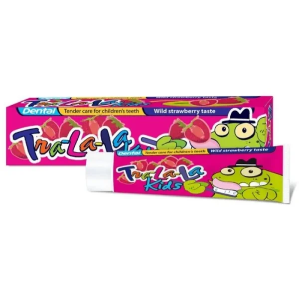 Hambapasta Metsmaasikas koolilastele (3-10 a) 50 ml  Dental Tra-la-la