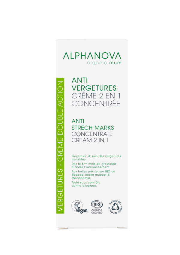 ALPHANOVA SANTE orgaaniline intensiivne venitusarme ennetav ja raviv kreem, 150 ml