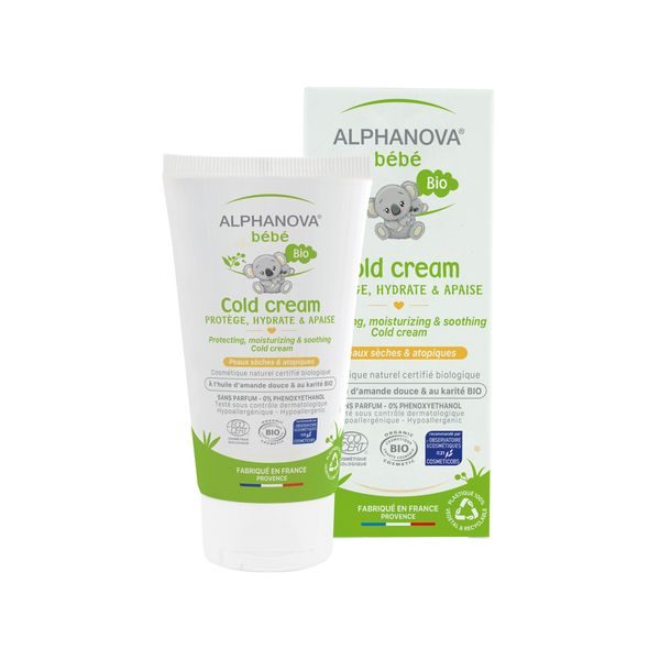 ALPHANOVA BEBE lõhnatu orgaaniline toitev külmakaitse ilmastikukreem, 50 ml