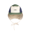 KIETLA Camper Hat UPF50 orgaanilisest puuvillast päikesekaitsega müts NATURAL-NAVY- GREEN, 0-2 aastat – pilt 1