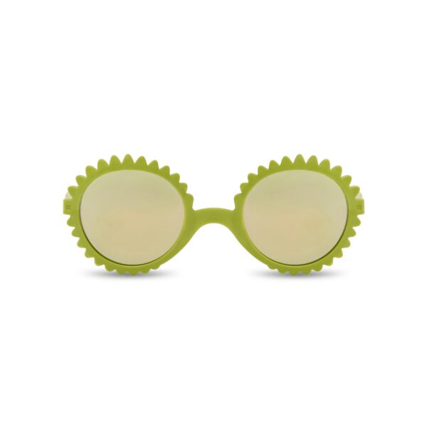 KIETLA kruvideta ja 100% purunematu raamiga kõrge UVA ning UVB kaitsega polariseeritud LILL päikeseprillid lastele 0-1 eluaastat, toon OLIVE