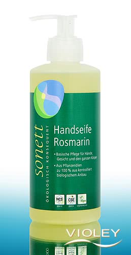 Sonett rosmariini vedel kätepesuseep pumbaga 300ml