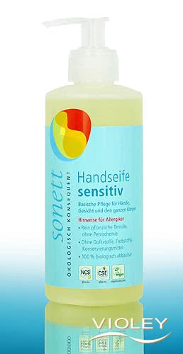 Sonett lõhnatu vedelseep Sensitive pumbaga 300ml
