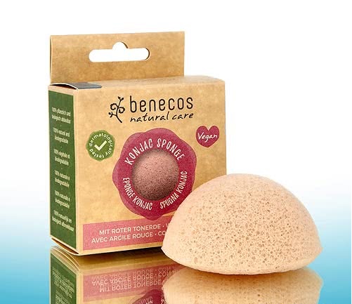 benecos Konjac käsn punase saviga