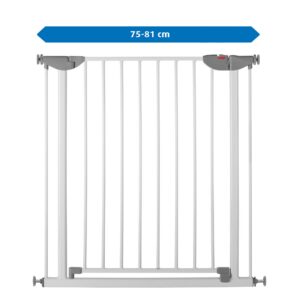 REER Basic Pressure-Fit turvavärav laste ohutuse tagamiseks, 75–81 cm