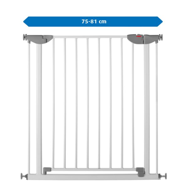 REER Basic Pressure-Fit turvavärav laste ohutuse tagamiseks, 75–81 cm
