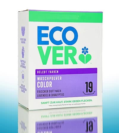 Ecover pesupulber värvilisele pesule 950g Lavendel ja Eukalüpt (kopeeri)