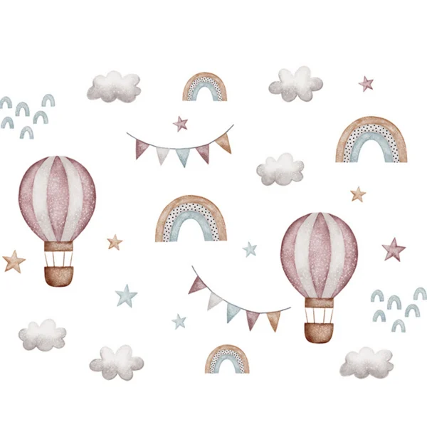 SIPO Lastetoa seinakleebised, Ballons