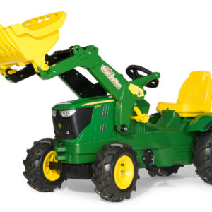 Pedaalidega traktor John Deere 6210R kopaga