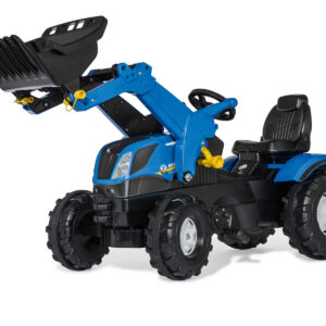 Pedaalidega traktor Rolly Farmtrac New Holland kopaga