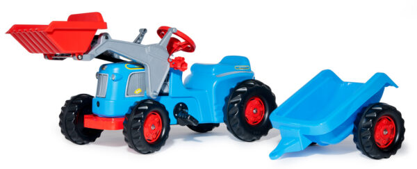 RollyKiddy Classic traktor käru+kopaga