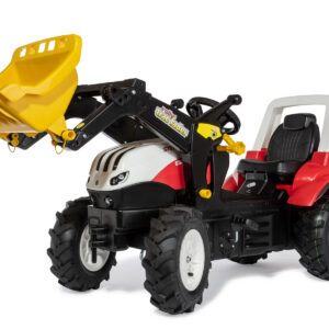 Laste pedaalidega traktor RollyFarmtrac Steyer 6300 Terrus C VT kopaga