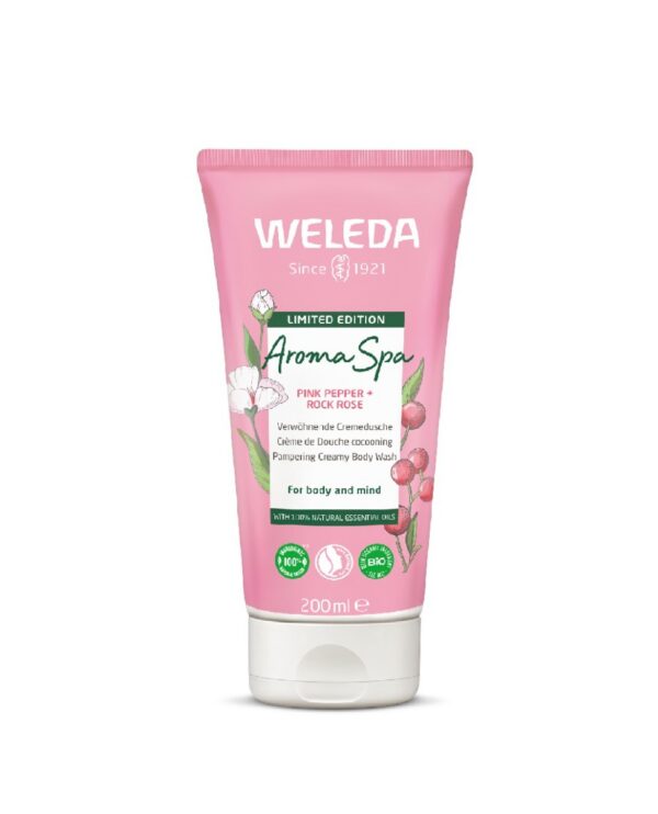 Weleda Aroma Spa dušikreem Pink Pepper + Rock Rose 200ml