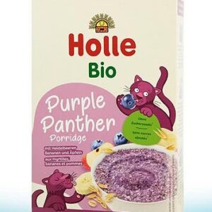 HOLLE Orgaaniline mahepuder Purple Panther puder mustikate, banaanide ja õuntega , 200g 12+kuust