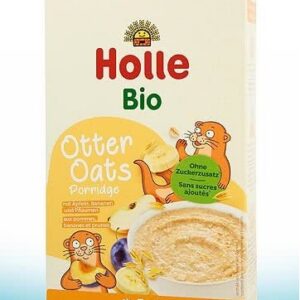 HOLLE Otter Oats Orgaaniline mahepuder õunte, banaanide ja ploomidega , 200g 12+kuust