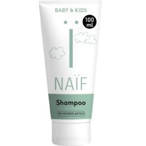 NAÏF 100% vegan tite/beebikõõma vastane eemaldusvahend ,niisutav pisaravaba beebišampoon 100ml