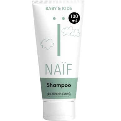 NAÏF 100% vegan tite/beebikõõma vastane eemaldusvahend ,niisutav pisaravaba beebišampoon 100ml