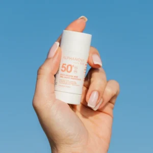 ALPHANOVA Organic Sun Baby päikesekaitsepulk SPF50+ lõhnavaba ja hüpoallergeenne tundlikule nahale, 17ml