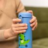 REER Integreeritud kõrrega joogipudel lastele Sinine, 350ml – pilt 7