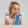 REER Integreeritud kõrrega joogipudel lastele Sinine, 350ml – pilt 4