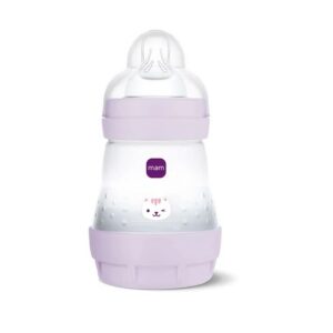 MAM Easy Start Anti-Colic  LUTIPUDEL 160ML 0+KUUD Õrnlilla kiisu