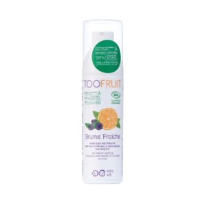 TOOFRUIT Brume Fraiche orgaaniline hooldav näovesi-sprei lastele apelsini ja mustika ekstraktiga, 100 ml