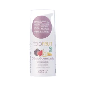 TOOFRUIT Creme Gourmande orgaaniline rikkalikult niisutav laste näokreem banaani ja viigimarjaga kuivale nahale, 30 ml